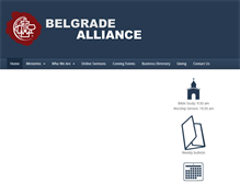 Tablet Screenshot of belgradealliance.com